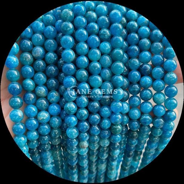 Assorted Color Round Natural Gemstone Beads Ruby Zoisite Apatite for Jewelry Making