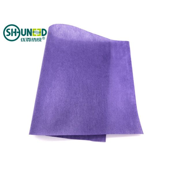 Colorful 100% Polyester Needle Punch Nonwoven 30gsm For Gift Decoration