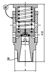 Copper Pneumatic Solenoid Safety Valve 35bar A28X Series
