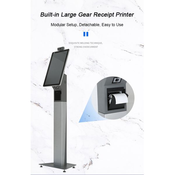 1920x1080 Restaurant Self Service Kiosk For Retail Food & Beverage And Healthcare 50kg