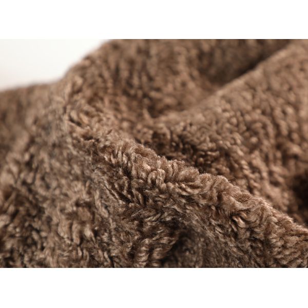Solid Color Faux Sherpa Fleece Fabric Teddy Bear 300gsm Outdoor Coat Warm