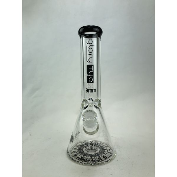 12 Inch Glass Bong 9mm Thickness Glass Wall Super Heavy Water Pipes
