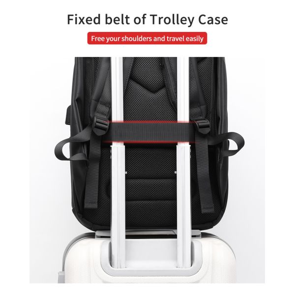 High quality products men's waterproof 17 inch Laptop Backpack Travel Business Backpack