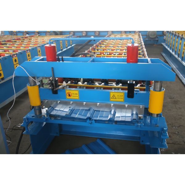 Galvanize Aluminium Iron Color Steel Roll Forming Machine 8-12/Min Working Speed