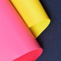 380gsm Polyester Oxford Fabric 300D PVC Coating Backpack Material Water Resistant