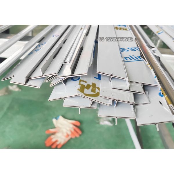 T30 SS T Profile Patti Mirror Silver Corrosionproof With Grooved Edge