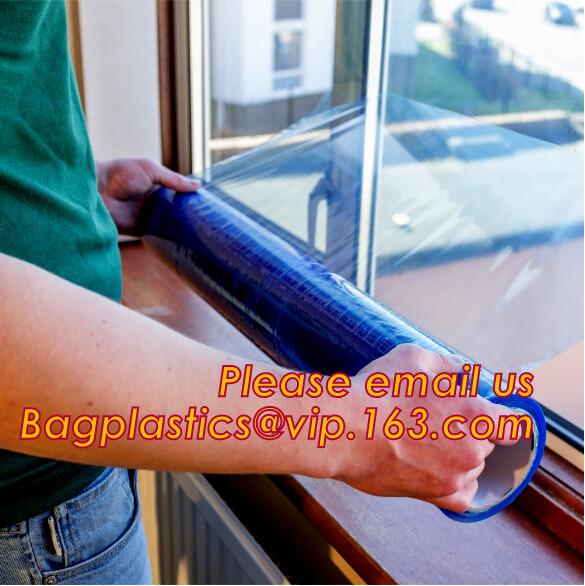 packaging stretch paint protective film for sheet, High glossy transparent car light protective film with 3 layers car