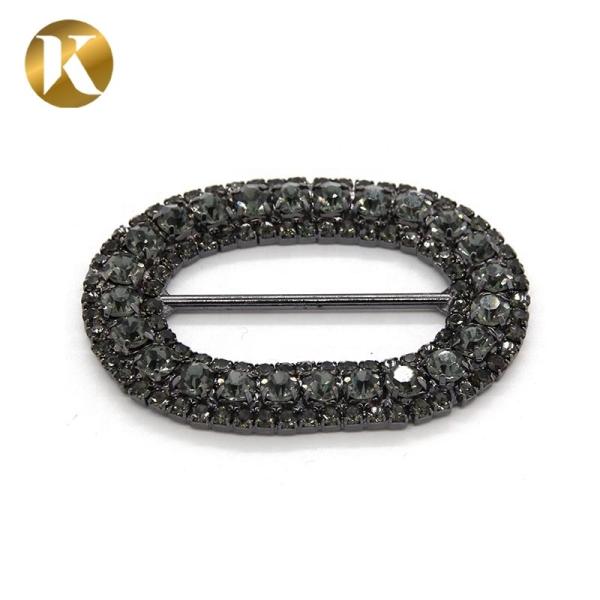 Crystal Metal Pin Shoes Decoration Accessories 45mm*33mm Fashion Style
