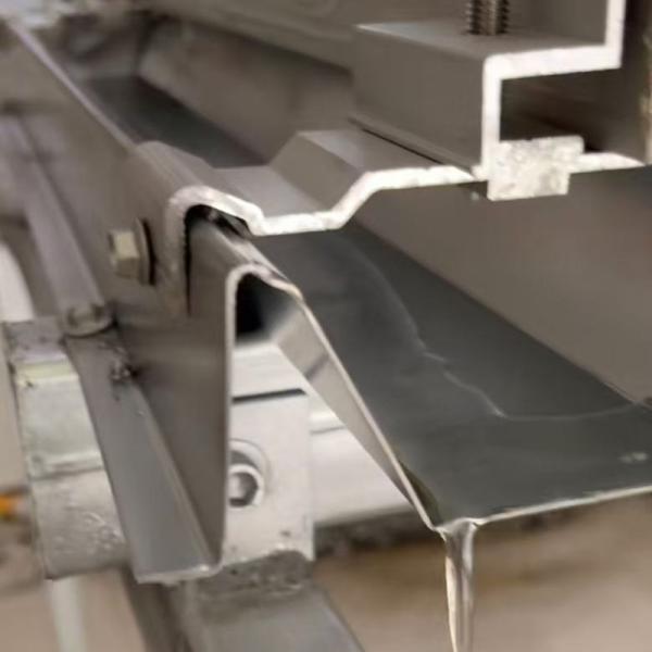 Aluminum Solar PV Rail Mounting Roof Drainage Channel Corrosion Resistant