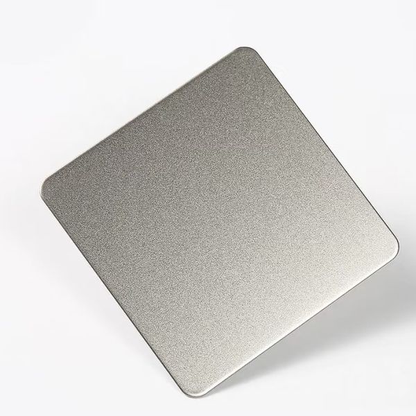 Lámina de acero inoxidable arenado anti-huellas resistente al óxido para salpicaderos de cocina