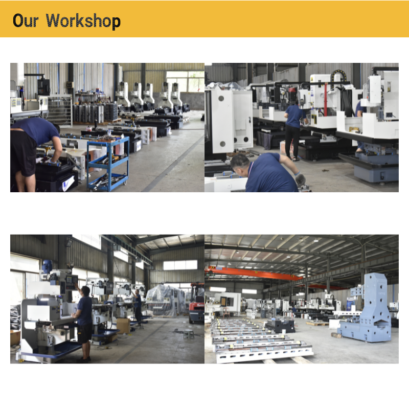 Strong Rigidity 3 Axis CNC Milling Machine Vertical 12 Pieces Tool Capacity