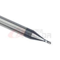 1mm moinho de extremidade do nariz da bola de 4 flautas que faz à máquina 1/8 de carboneto contínuo do tungstênio da pata