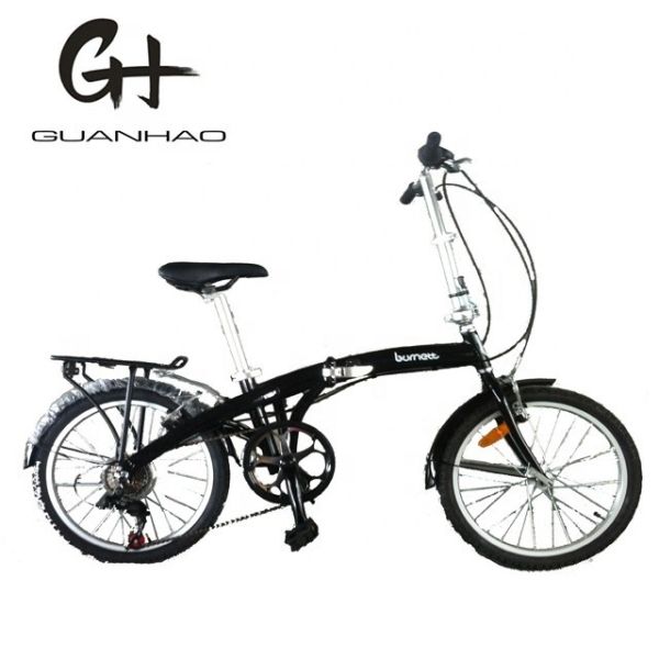 Foldable 20 Aluminum Frame 7 Speeds Bicycle for Girls and Children Load Capacity 75kg
