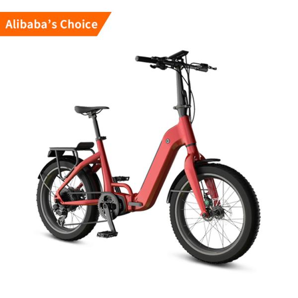 32km/H High Speed Hub Motor 20 Inch 48v Folding Electric Bicycle Battery