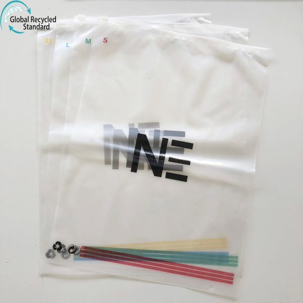 Переработанный ципповый полибаг-GRS ((Глобальный переработанный стандарт) Сертиф