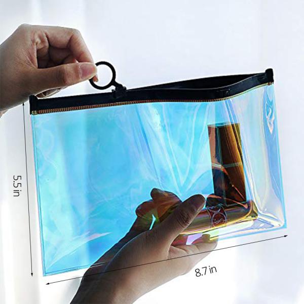 Waterproof Clear Hologram Cosmetic Carrying Case