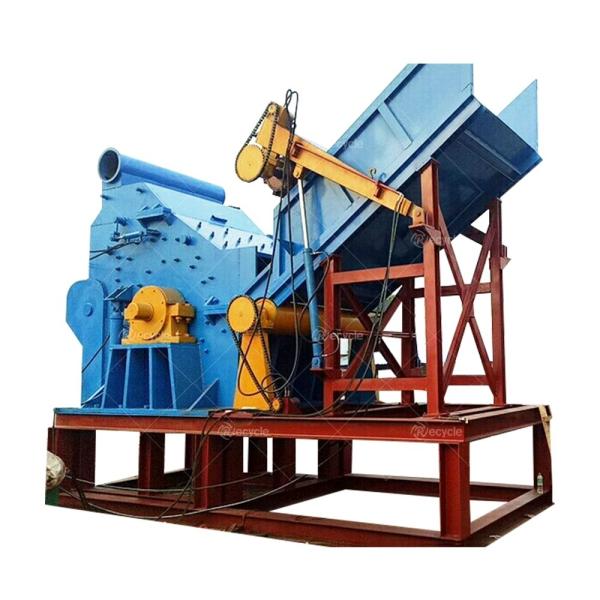 9000 kg High Separation Rate Scrap Electric Motor Copper Recycling Machine Stator Shredding Equipment