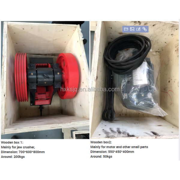 Factory Direct PE100*125 Lab Jaw Crusher Good Price for Hard Rock Crushing Mining Stone Applications Small Capacity Hot Sale