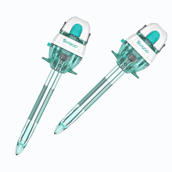 12mm Trocar Plastic Tip Surgical Instruments Disposable Optical Trocar and Cannula