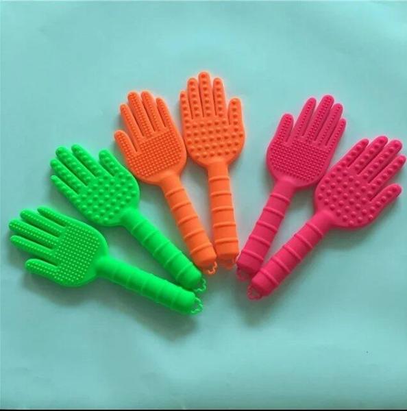 Funny Hands Shaped Body Massage Stick For Health Care With Food Grade Silicone Material