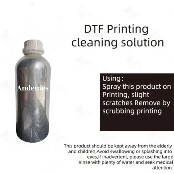 Water Based Ink DTF Remover Liquid Transparent For Removing Clothes Logo Film Printing Pattern Adhesive Solution 1000ML