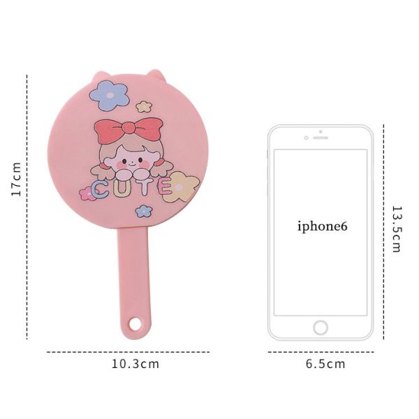 Customizable Makeup Compact for Everyday Mini Pocket Square Vanity Cosmetic Mirror