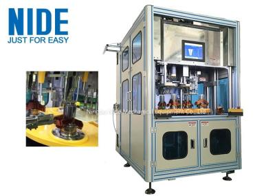 Bobina automática eficiente da máquina/fio de enrolamento da bobina que introduz a estação de funcionamento da máquina quatro
