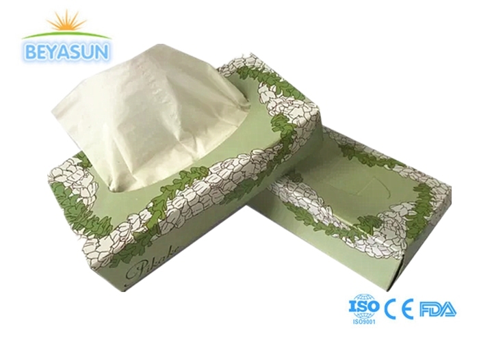 Hypoallergenic 2 Ply 13GSM Facial Tissue Fragrance Free Virgin Wood Pulp Box Tissue for Sensitive Skin