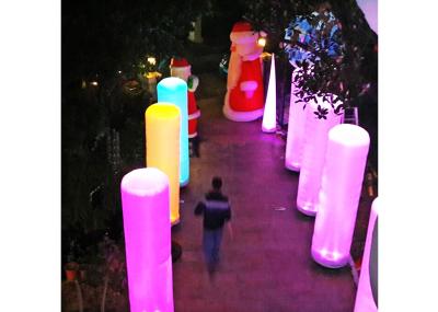Customized Inflatable Led Light For Activity Decoration , Advertising Inflatable Pillar