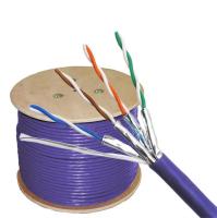 Cable LAN Cat6A com condutor de cobre nu