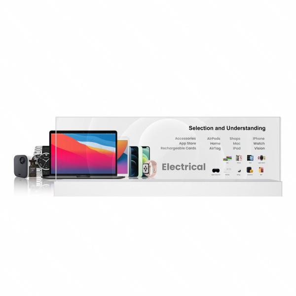 Écran OLED transparent de 48 pouces Modèle de bureau 1920*540 Résolution 400 Nits Panneau OLED transparent OLED