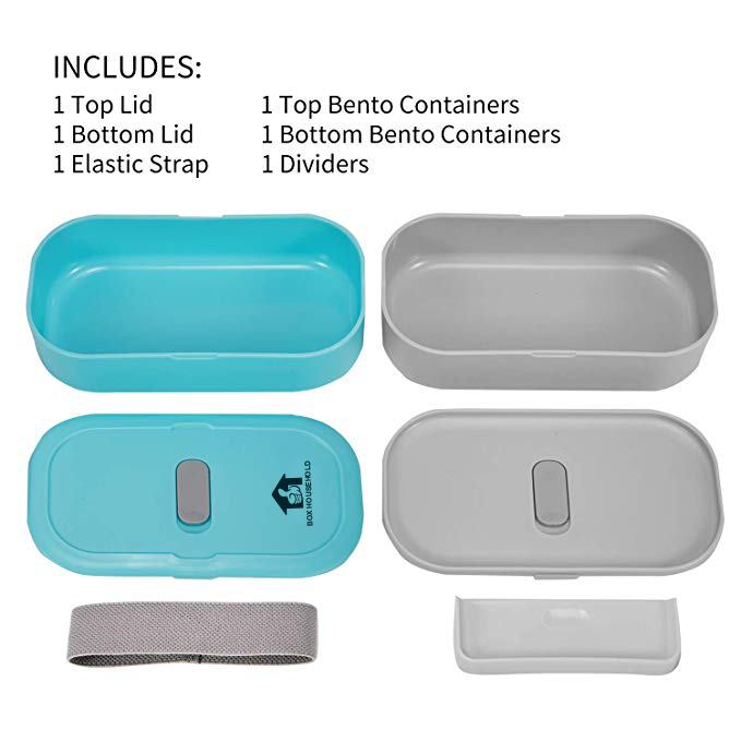 188*104*96.4 mm Custom BPA Free Food Container for Kids School and Fridge Storage