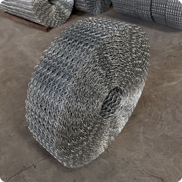 Malla reforzada para tuberías de acero galvanizado soldado de 2,2 MM para tuberías submarinas de gas y petróleo