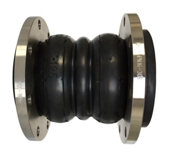 Custom DN125 Pn16 Ss304 EPDM Connector Flexible Double Sphere Expansion Joint