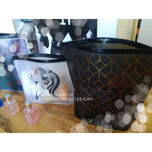 Clear Makeup Bag Travel Toiletry Organizer Pouches Small Zipper Pouch PVC Plastic Transparent Clear Cosmetic Bags