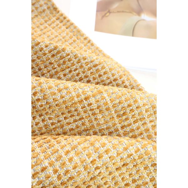 Teinture tridimensionnelle Tissu tissé mélangé pour canapé et oreiller et coussin Décoration Tissu d'ameublement Tissu de maison