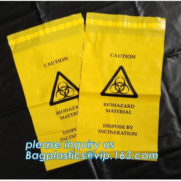 PE asbestos waste bags, Disposal Plastic Bag for Construction Waste, rubbish bag for asbestos fibers, bagplastics, bagea