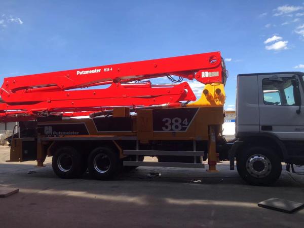 Used 41ton Hydraulic Pump Truck Mounted SY5418THB Construction Equipment