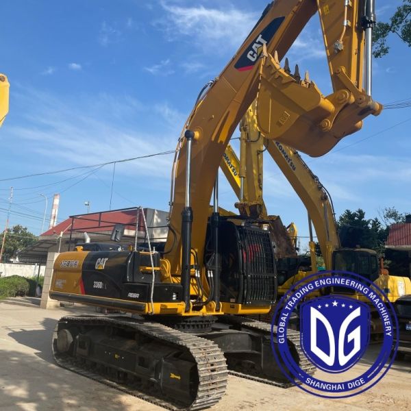 Excavadora usada Caterpillar 336D a la venta lista para ser enviada a América del Sur