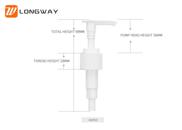 Non Spill Plastic Pump Shampoo Dispenser For Hair Conditioner Bottle