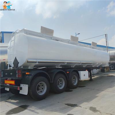 FUWA Mechanical Suspension 30m3 Liquid Tanker Trailer 30000L With Ticket Print