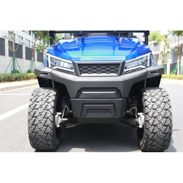 Off-Road Electric Utility Cart 4-Seater LED Roof Lights 72V 5KW Lithium Battery
