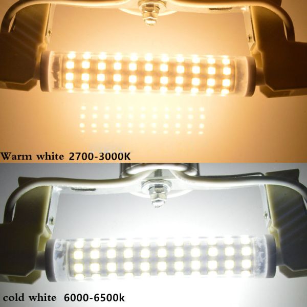 5W 10W 360 degree R7S led lamp ceramics body J78mm J118mm R7S lighjt SMD2835 mini Dia-15mm replace R7S halogen lamp