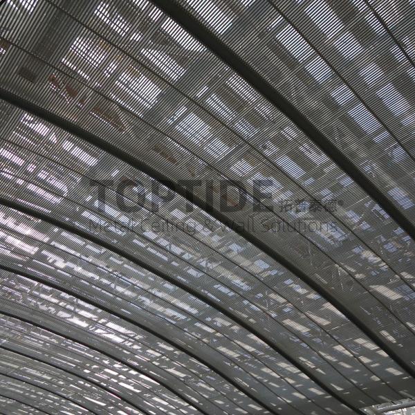 Decorative Integrated 316 Stainless Steel Suspended Wire Mesh Ceiling Tiles