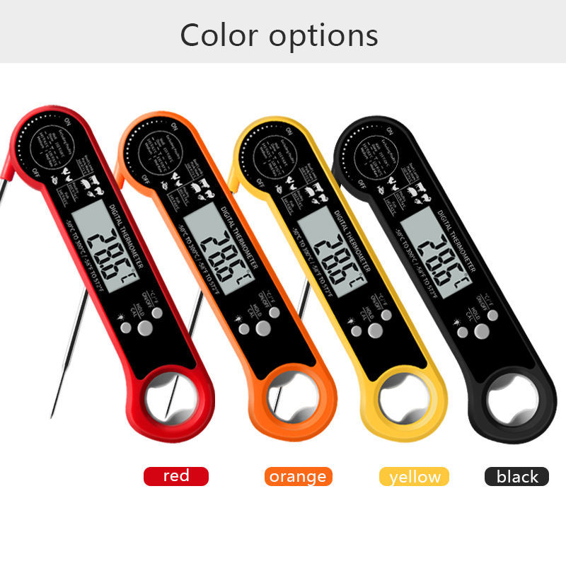 DTH-186 New Design -50 To 300℃ Instant Read Digital Meat Thermometer For Cooking Digital LCD Screen Food Thermometer