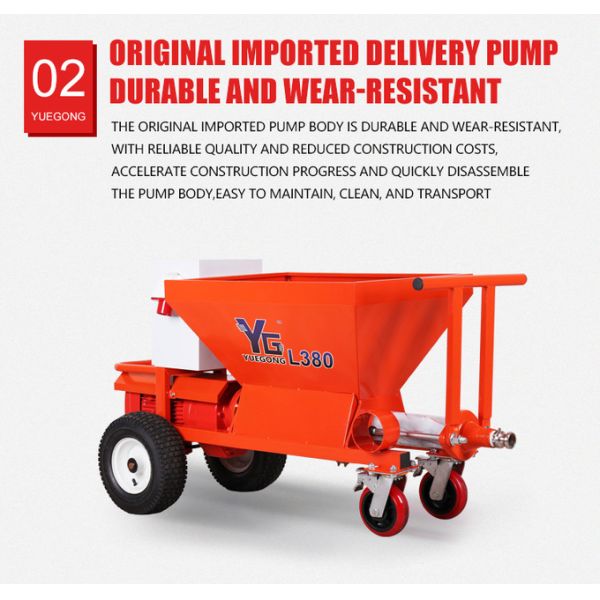 Tunnel Fire Prevention Heavy Anti-Corrosion Engineering Steel Structure Floor Mortar Waterproof Grout Spraying Machin