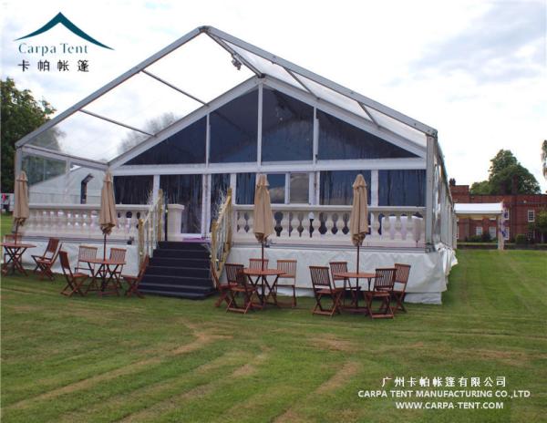 Sun Proof Spacious Transparent Outdoor Event Tent / Custom Commercial Canopy Tent