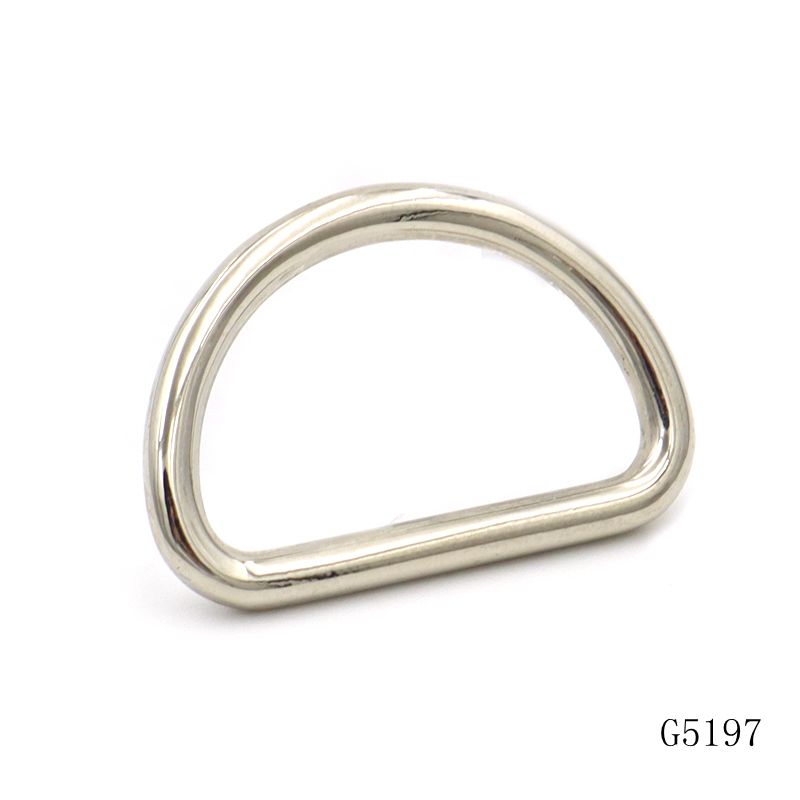 Zinc Alloy Bag Hardware D Buckle 24mm Collar Strap Metal D Ring