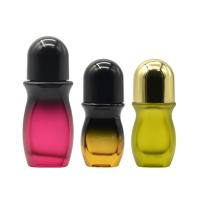 Flacons à bille en verre de 30 ml, grands, pour professionnels, emballage de soins de la peau, forme ronde, flacons roll-on pour lotion, essence, sous-bouteillage