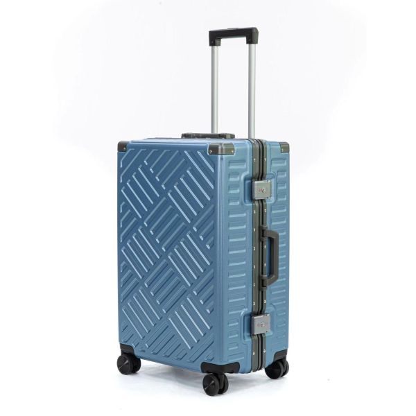 Aluminum Frame Hard Travel Luggage Suitcase Customizable Odor Free